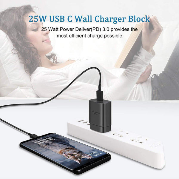 25W USB Type-C Wall Adapter Super Fast Charger (LS08) PD Power For Phone Pad
