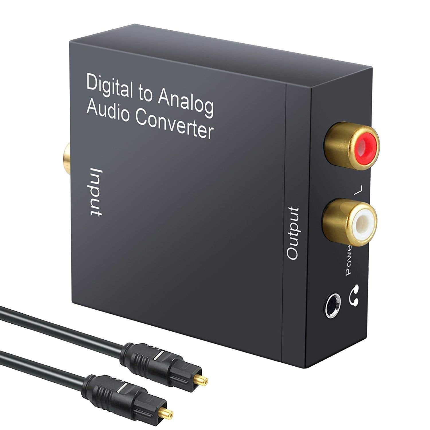 Digital to Analogue Audio Converter (LS50) & Toslink Cable Optical to ...