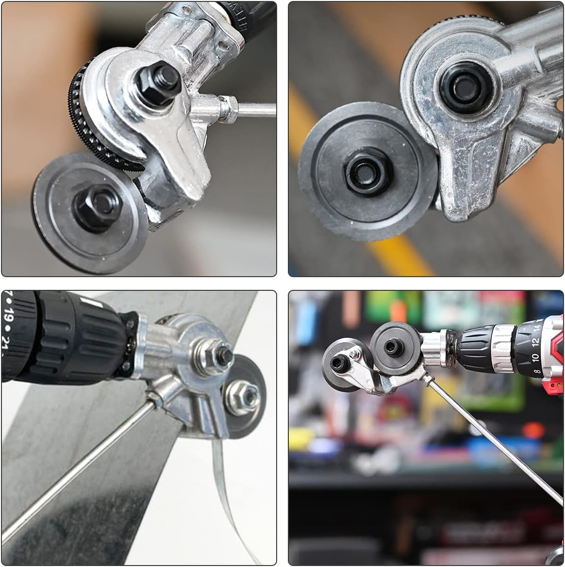 Electric Drill Plate Cutter Refitting Plate Shears Tool (JS78)