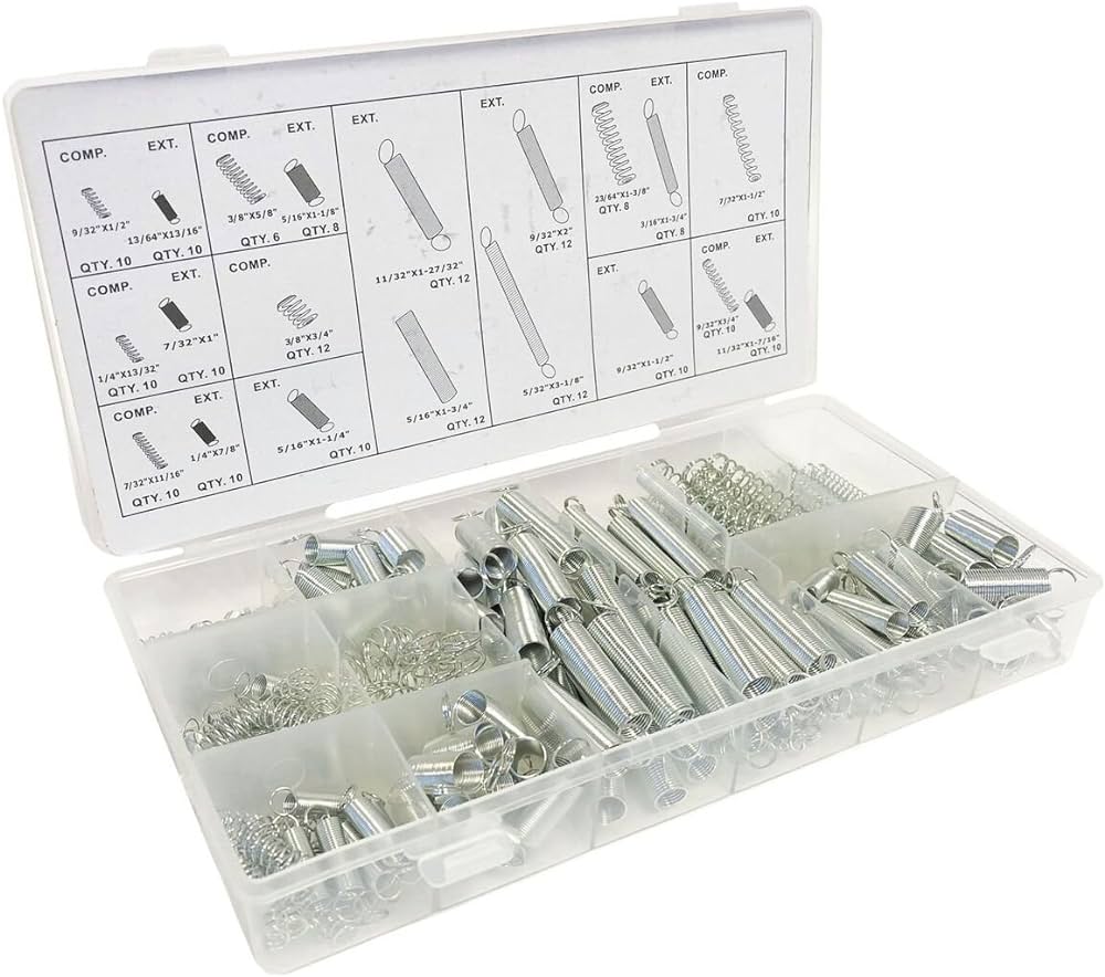 Small Spring Assortment 200Pcs Set 20 Sizes Tool Kit (JS12) – Evertronics