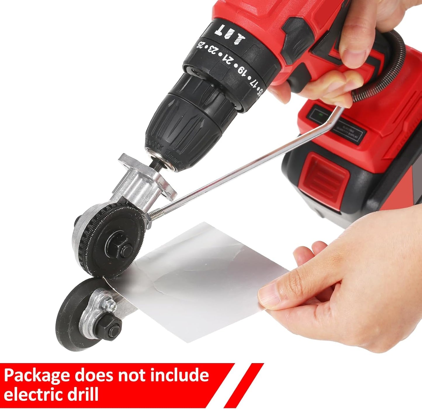 Electric Drill Plate Cutter Refitting Plate Shears Tool (JS78)