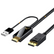 1.8M USB Powered HDMI to DisplayPort DP Output 4K Cable AV Cables