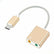 USB Type-C to 3.5mm Stereo External Sound Card JS38 AV Adapters