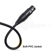 1 XLR Female to Dual XLR Male Balanced Splitter Lead 0.5M 1M 3M AV Cables
