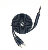 6.35mm Stereo TRS 1/4 Inch to 2 RCA Audio Y Splitter AV Cable