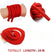 10M High Tenacity 8mm Red Polyester Elastic Rope W/Hook DIY & Home Tools
