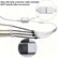 4Pin 1 to 2 3 4 Splitter Cable For Led Strips Party Effects