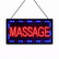 12V Epoxy 'Massage' LED Sign 48cm x 24cm w/ 2 Modes & Power Adapter Ready-Made LED Signs
