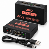 1 In 2 Out 4K HDMI Splitter LS66 AV Adapters