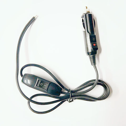 1 M 12V DC 15A Car Cigarette Lighter Socket Plug (KS04.3) On/Off Switch 2 Wire