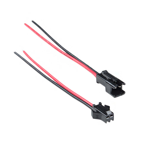 Pair JST SM 2P 2Pin Plug Socket Male to Female Wire (L16) For Led strips