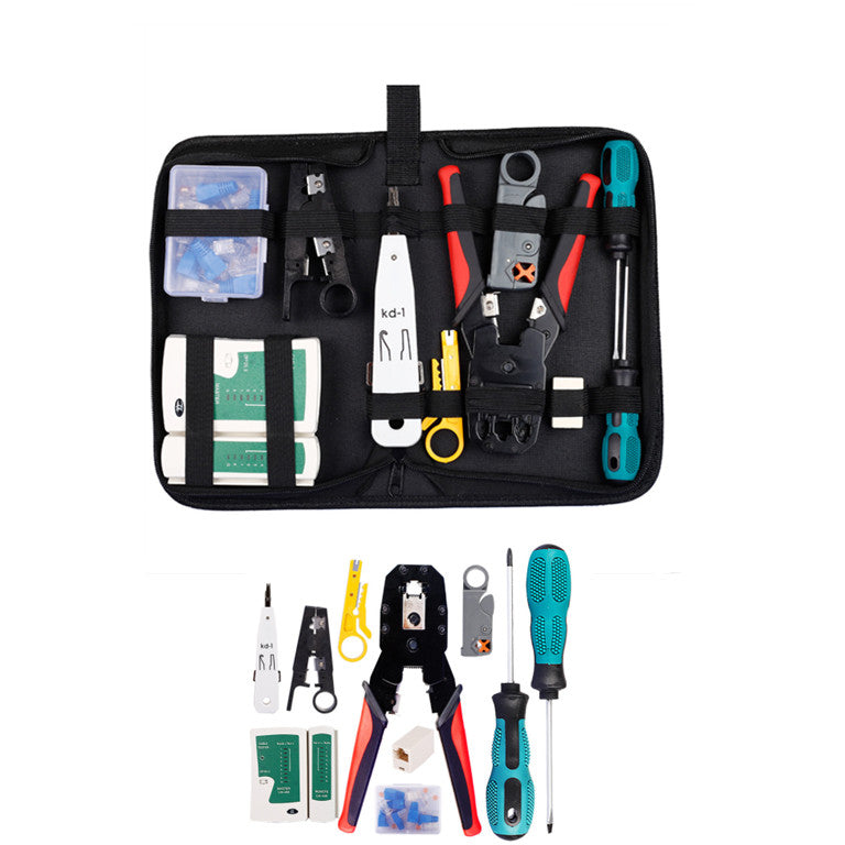 13pcs Network Cable Repair Maintenance Tool Kit (JS20.1) Set Cable Crimper Plier