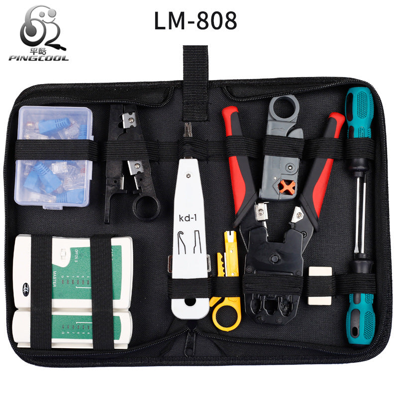 13pcs Network Cable Repair Maintenance Tool Kit (JS20.1) Set Cable Crimper Plier
