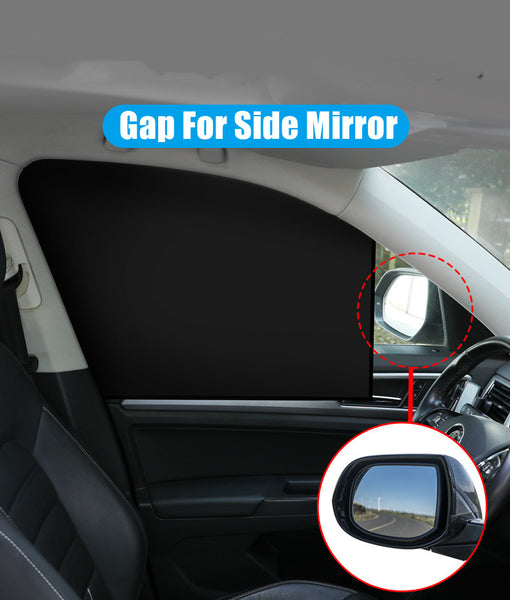 Magnetic Car Front Side Window Sun Shade (JS13.2) UV Protection Curtain Sunshade