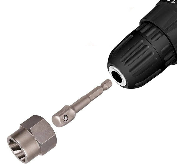 Impact Damaged 15pcs Bolt Nut Screw Remover Extractor Tool Kit (JS57)