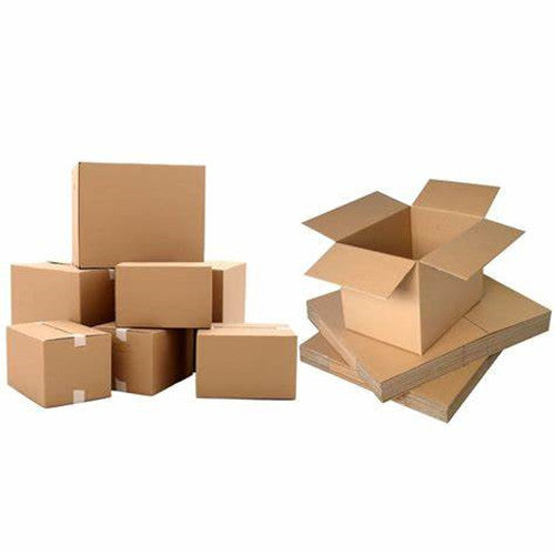 50pcs Mailing Boxes Small Medium Large Cardboard Brown Parcel Boxes Post For Business Pros