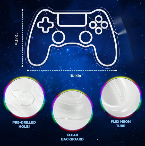 NEW Arrival Gamepad Controller Light Neon LED Sign