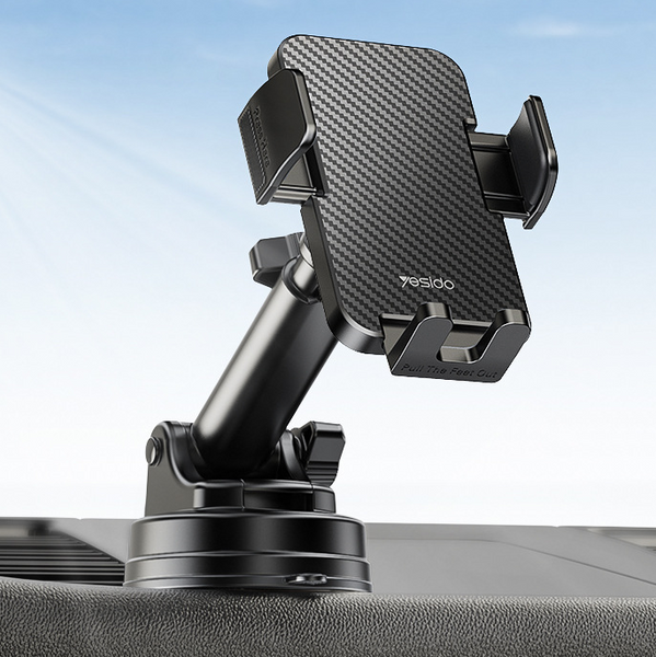 Yesido C173 Phone Car Mount Holder W/ Suction Base Extension Arm Heary Duty (TS13)