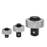 3Pcs Knurled Handle Ratchet Socket Adapter Set Automotive Tools