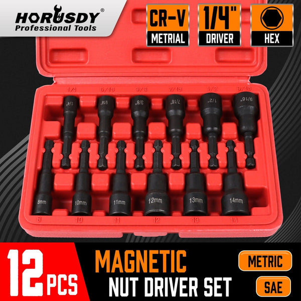 Magnetic Nut Driver 12Pcs Set (VS25)