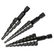Step Drill Bit 3pcs Set 3-12mm, 4-12mm, 4-20mm DIY & Home Tools