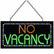 VACANCY & NO VACANCY LED Sign 30x60cm Ready-Made LED Signs