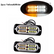 2pcs 12V 24V 20LED Emergency Strobe Car Truck Warning Light Amber Red White Car Accessories