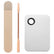 Cosmetic Plate Makeup Palette Spatula Tool for Mix Foundation Stainless Steel Home Essentials
