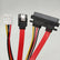 50cm Mini 4Pin Ph2.0 + Sata HDD W/Shrapnel To 22 Pin Hard Drive Sata Power Cable PC Accessories