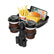 3 in 1 Rotating Car Cup Holder Tray Secure & Organized Drink Food Storage Mount Car Accessories