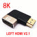 HDMI Female to Female to Male 90° L Angle Vertical AV Adapters