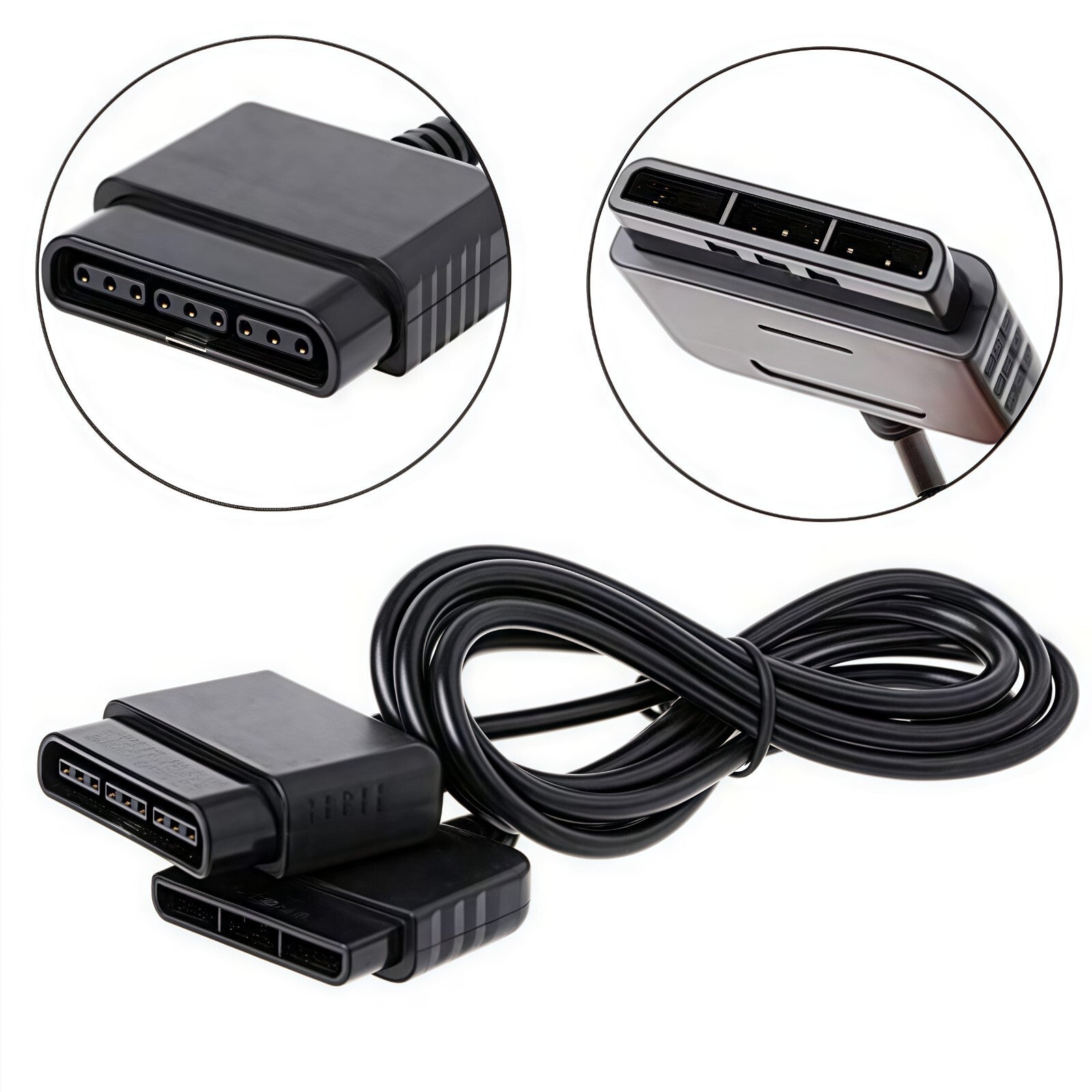 PS1 PS2 Extension Cable for Vibration Controller Joystick Grip 1.78M ...