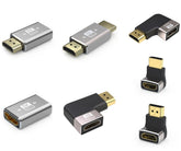 8K HDMI V2.1 Male to Female Up Down Left Right Joiner AV Adapters