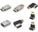 8K HDMI V2.1 Male to Female Up Down Left Right Joiner AV Adapters