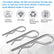 Cotter Pin Assortment 150Pcs Set Grab Split Fixings Securing Lock Pins Kit DIY & Home Tools