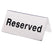 Stainless Steel Reserved Table Sign 12*5cm (JS17) Business & Office Equipment