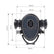 Easy Control Clamp Car Mount Holder For Round/Horizontal/Vertical All Air Vent Car Accessories