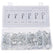 Cotter Pin Assortment 150Pcs Set Grab Split Fixings Securing Lock Pins Kit DIY & Home Tools