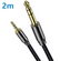 EVERTECH 3.5mm to 6.35mm Stereo 6.5mm 1/4 inch Amplifier Guitar Fabric AV Cables