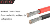 1.4M 10A SAE to O-Ring Terminal Cable Power supply/Charger