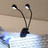Dual-Arm Double-heads Book Light KS41 Flexible Clip-on Lamp For Music Stand Home Essentials