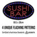 12V Oval 'Sushi Bar' LED Sign 68.5cm x 38cm w/ 3 Modes & Power Adapter Ready-Made LED Signs