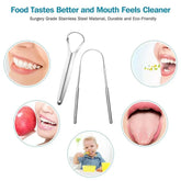 Dental Care Stainless Steel Tongue Tounge Cleaner Scraper  Home Essentials