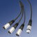 60cm Balanced XLR Splitter Cable 1 Female to 3 Male AV Cables