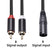 1M XLR Male to 2 RCA Male Y Converter Cord AV Cables