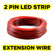 2-Pin Flexible Extension Cable Wire for Single Colour LED Strip 10m to 100 Metre Party Effects