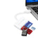 3 in 1 Type-C to USB2.0 & SD Micro SD Memory Card Reader FS27 PC Accessories