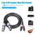 1.5m Dual XLR Female to Dual RCA Male Cord AV Cables
