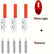 Night Fishing Rod Tip Alert Lamp LED Induction Fishing Fish Bite Alarms Light Outdoor Gear