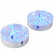 4 Inch RGB 9 LED Light 3AA Battery Powered Pedestal Base Party Effects